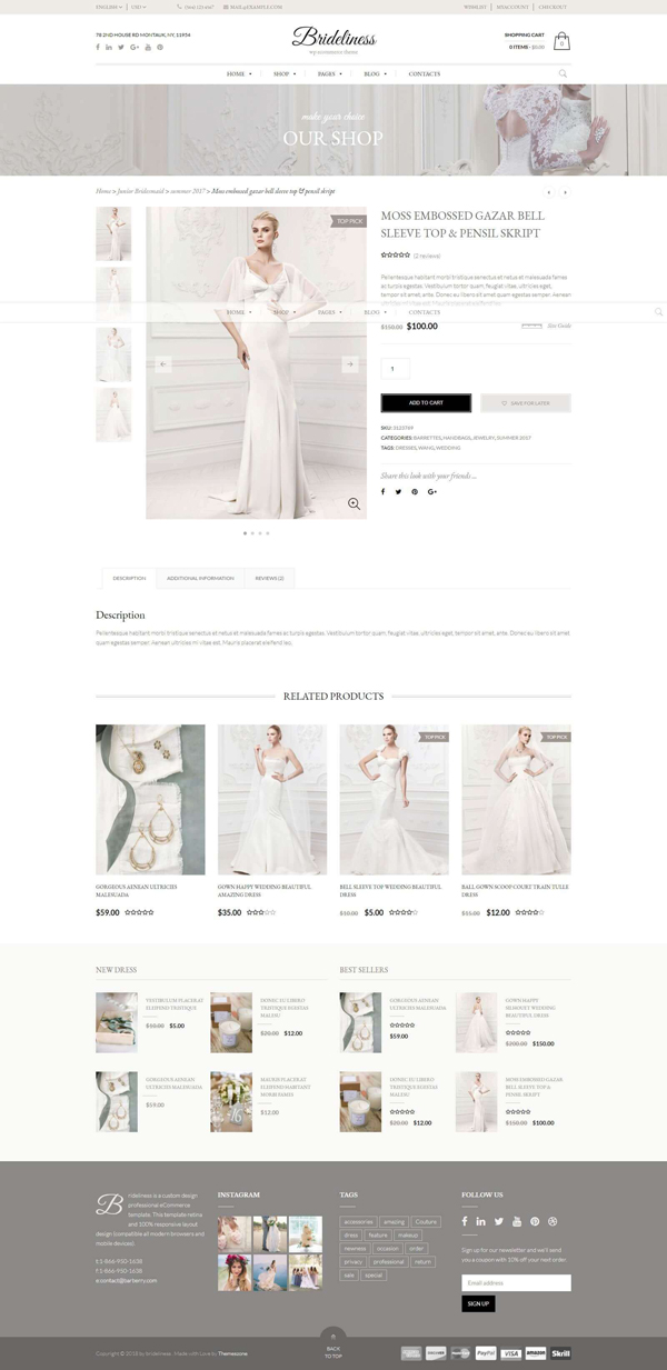mẫu website ảnh viện, studio áo cưới
