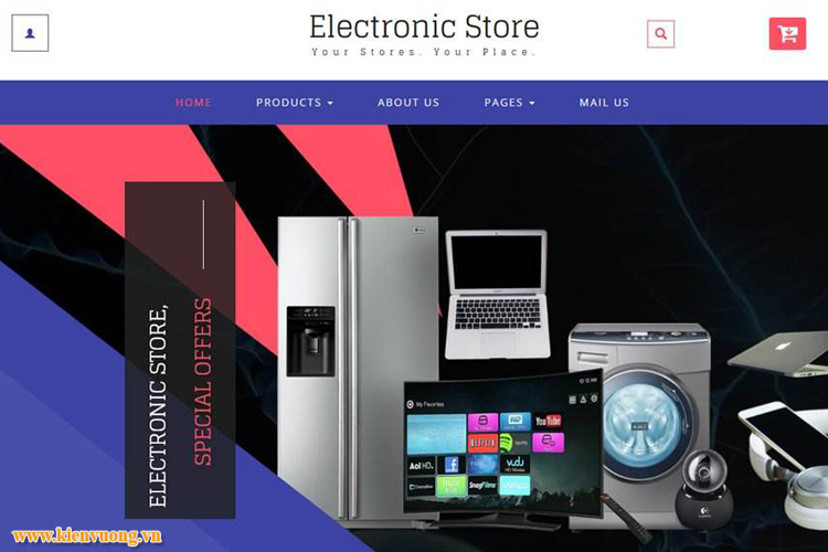Thiết kế website bán thiết bị điện tử