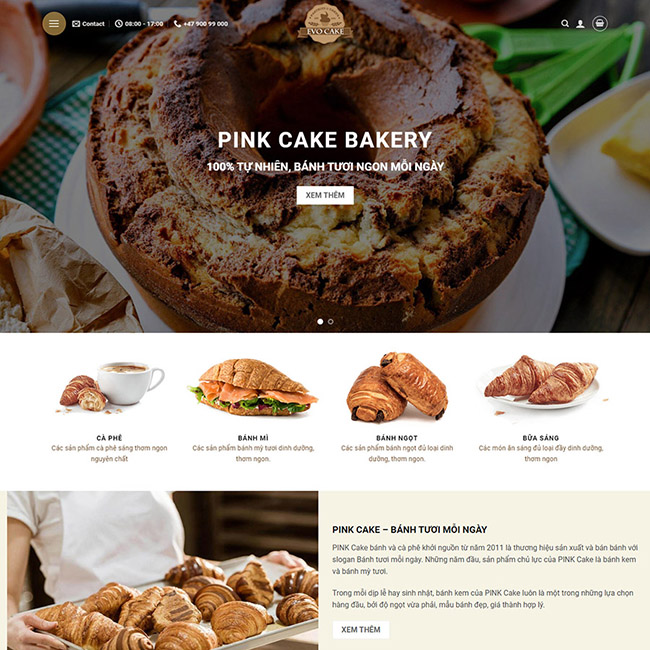 Mẫu thiết kế website bán hàng online đẹp