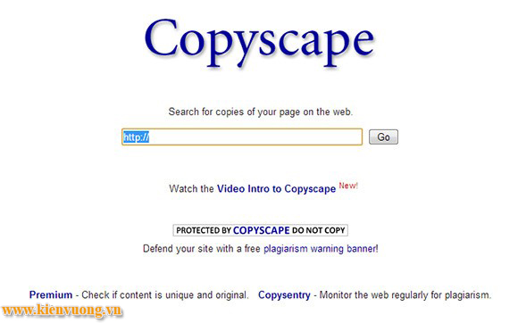 Công cụ Copyscape